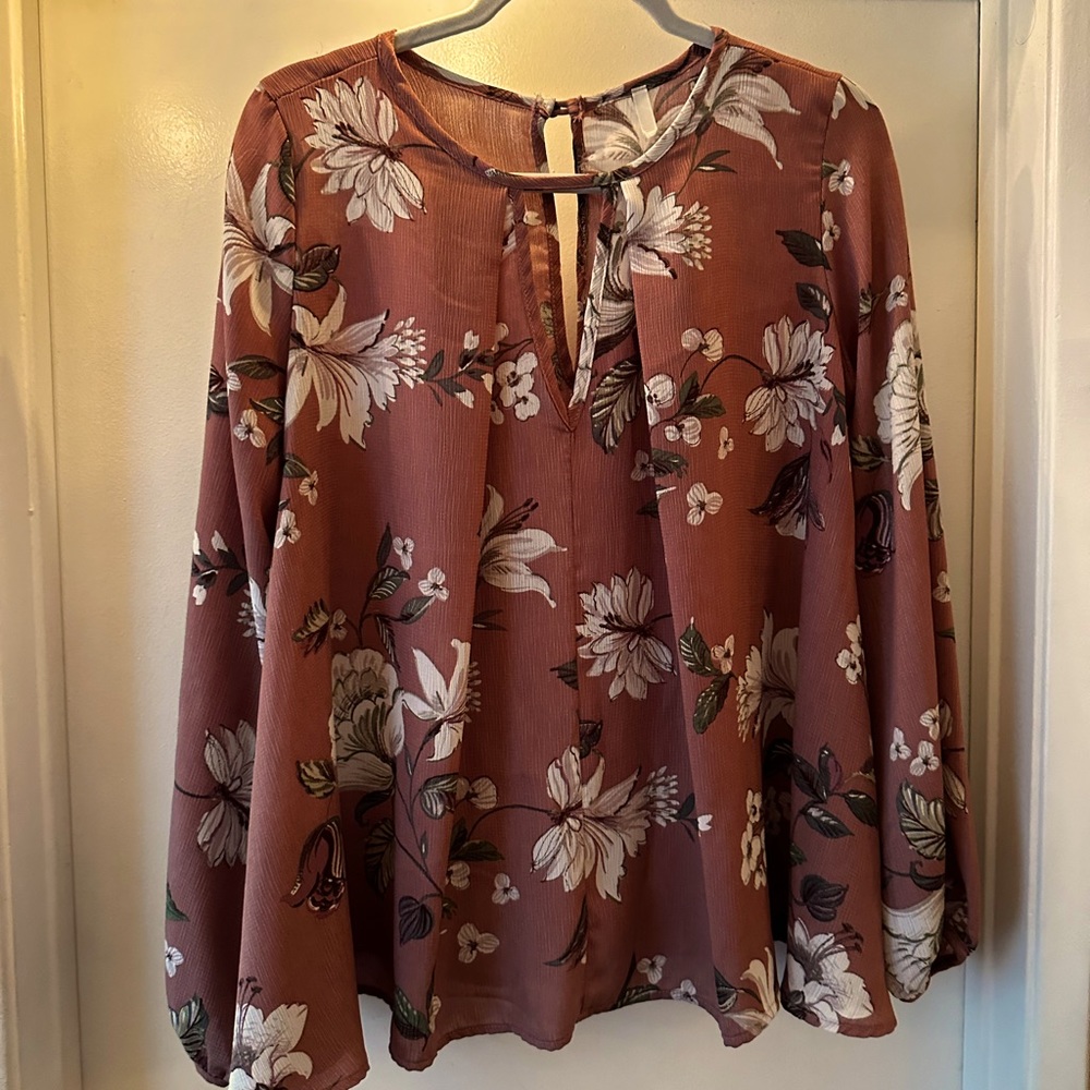 Long sleeve blouse
